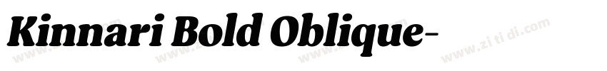 Kinnari Bold Oblique字体转换 Kinnari Bold Oblique字体转换